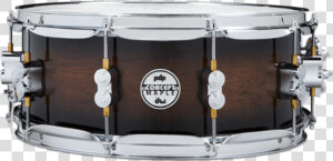 Pdp Concept Maple Red To Black Snare  HD Png Download