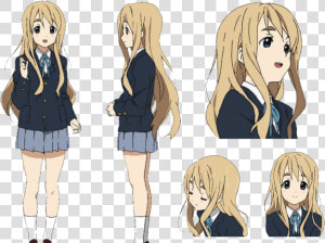 K On Characters Mugi  HD Png Download