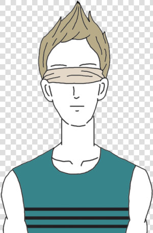 Blindfold   Cartoon  HD Png Download