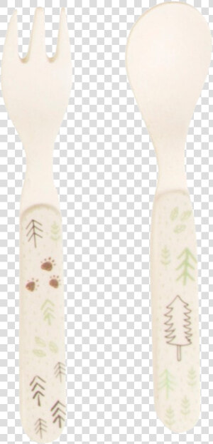 Bear Camp Children S Fork  amp  Spoon Set   Wooden Spoon  HD Png Download