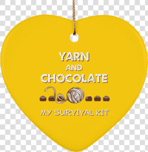 Yarn And Chocolate Ceramic Ornaments Data Zoom   cdn   Circle  HD Png Download