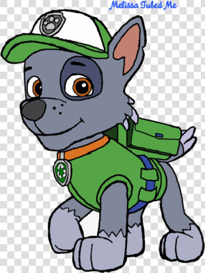 Paw Patrol Rocky Recycler Pup Clipart Drawing Transparent   Rocky Paw Patrol Drawing  HD Png Download