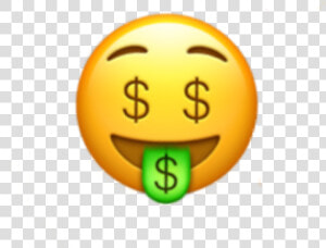  money  face  emoji  moneyeyes  eyes  iphone  sticker   Money Face Emoji Png  Transparent Png