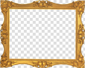 Clip Art Index Of Molduras   Antique Gold Frame Png Transparent  Png Download