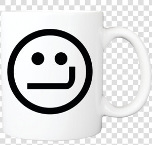 Smirk Face Coffee Mug   Smiley  HD Png Download