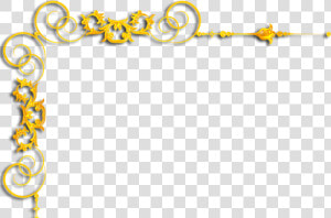 Raster Graphics Digital Image Web Browser   Corner Gold Border Png  Transparent Png