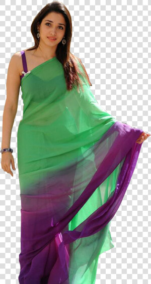  transparent  Tamanna Bhatia Png Images In Saree   Sari  Png Download