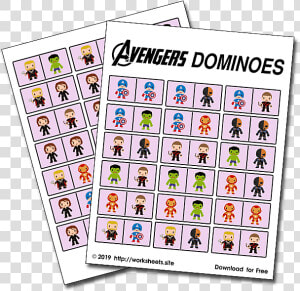 Avengers Endgame Dominoes  HD Png Download