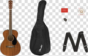 Fender Cc 60s Concert Acoustic Guitar Pack  HD Png Download