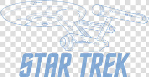 Star Trek Enterprise Outline Men S Slim Fit T shirt   Clipart Star Trek Enterprise  HD Png Download