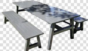 Picnic Table With Benches   Picnic Table  HD Png Download