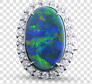 Black Opal Ring    Opal  HD Png Download