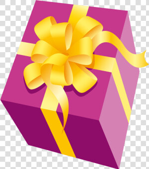 Free Download Of Gift Png Icon   Pink And Yellow Gift Box  Transparent Png