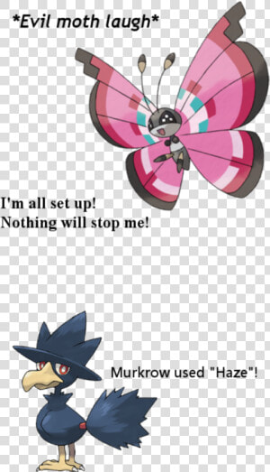  evil Moth Laugh  I M All Set Up Nothing Will Stop   666 Pokemon  HD Png Download