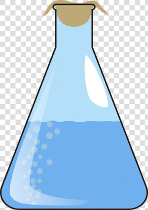 Erlenmeyer Chemistry Liquid   Mixture Clipart Science  HD Png Download