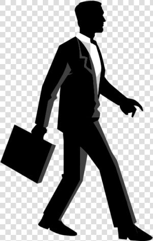 Euclidean Vector Silhouette Stock Illustration   Vector Silhouette Business Men  HD Png Download