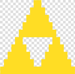 8 Bit Triforce Png Vector Free Library   Link To The Past Triforce  Transparent Png