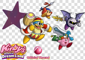 Kirby Return To Dreamland Meta Knight  HD Png Download