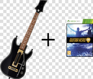 Guitar Hero Guitar Xbox   Guitar Hero Live 2015 Xbox 360  HD Png Download