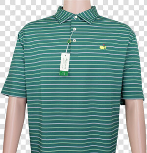 Masters Evergreen Lime  amp  White Striped Peter Millar  HD Png Download