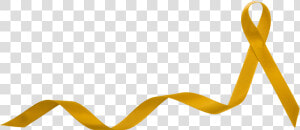 Gold Ribbon Childhood Cancer Png  Transparent Png