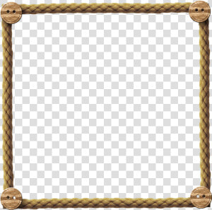 Marco De Cuerda   Rope Border Frame Png  Transparent Png