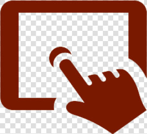 Collaborative  Technology Rich Classrooms   Using Tablet Icon Png  Transparent Png