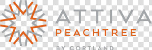 Attiva Peachtree Logo Horizontal Rgb   Attiva Peachtree 55  Active Living  HD Png Download