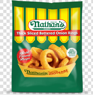 Thick Sliced Battered Onion Rings   Nathan  39 s Onion Rings  HD Png Download