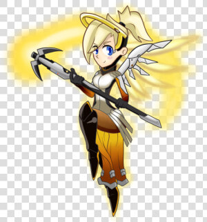 Overwatch Transparent Mercy  Picture   Mercy Overwatch No Background  HD Png Download