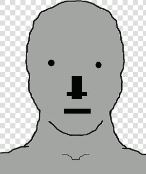 Wojak Npc  HD Png Download