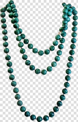 Beads Stylish Inspiration Ideas Vintage Teal Painted   Jade Beaded Gold Necklace  HD Png Download