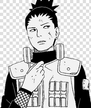  trash Z  shikamaru   Shikamaru Black And White  HD Png Download