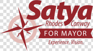 Satya Rhodes conway For Mayor Logo   Logo Satya  HD Png Download