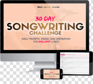 30 Day Songwriting Challenge  HD Png Download