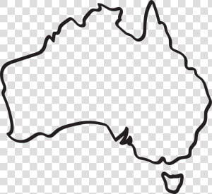 Vector Map Australia Drawing Free Download Png Hd Clipart   Sketch Of Australia Map  Transparent Png