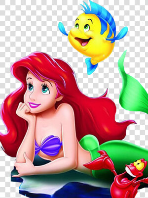 Baby Flounder Little Mermaid   Ariel Little Mermaid Png  Transparent Png