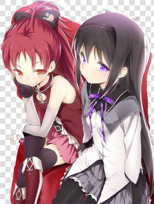  sticker  madokamagica Homura   Chica Magica Anime Ropa  HD Png Download