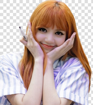 Transparent Lisa Blackpink Png   Aegyo Lisa Blackpink Cute  Png Download