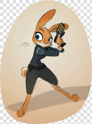 Transparent Officer Clipart   Early Version Of Judy Hopps  HD Png Download