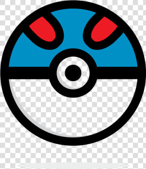 Transparent Great Ball Png   Transparent Pokeball Great Ball  Png Download