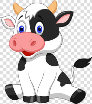 Dibujos Animados De Vacas   Baby Cow Clipart  HD Png Download