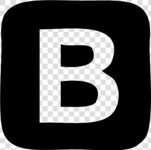 Bootstrap   Bootstrap Logo Black And White  HD Png Download