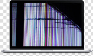 Broken Laptop Screen   Cracked Screen  HD Png Download