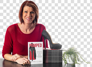 Jodie Bruce clarke With Book Pumped   Girl  HD Png Download