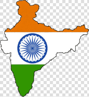 Demand Indian Hospital Provide Better Care For Patients   Indian Flag Country Shape  HD Png Download