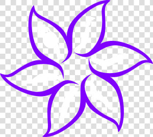 Purple Flower Outline Clip Art At Clker Com Vector   Drawings Of Mother  39 s Day  HD Png Download