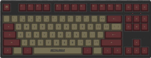 Metal Gear By Afterdark 87 key Custom Mechanical Keyboard  HD Png Download