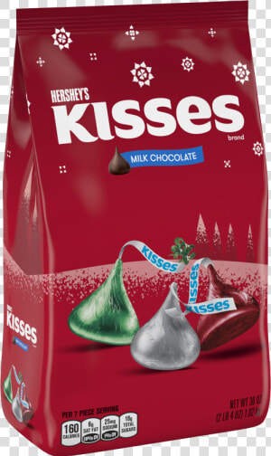 Hershey Christmas Chocolate Kisses  HD Png Download