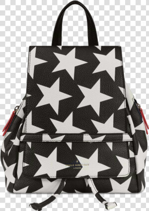 Pauls Boutique Charlie Backpack In Black With White   Zaino Pauls Boutique  HD Png Download